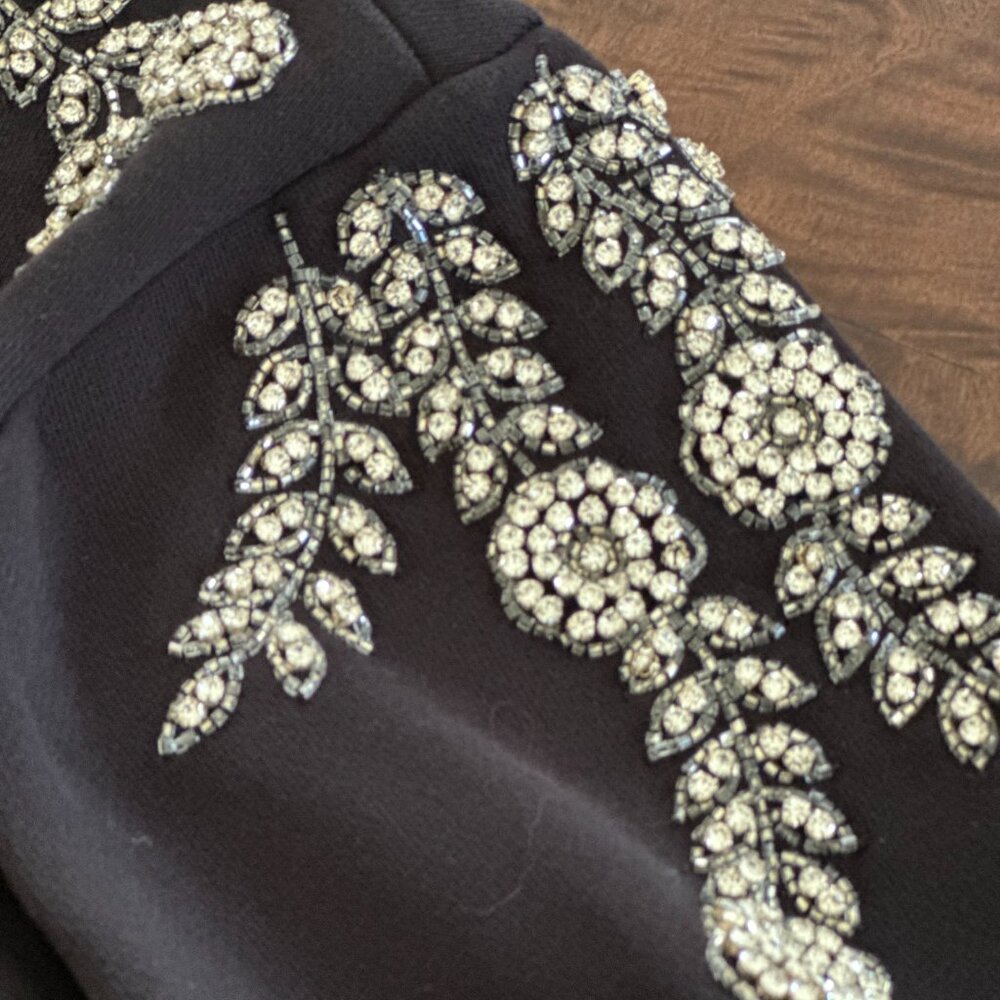 Sandro Black Embellished Crewneck Sweater - Picture 5 of 5